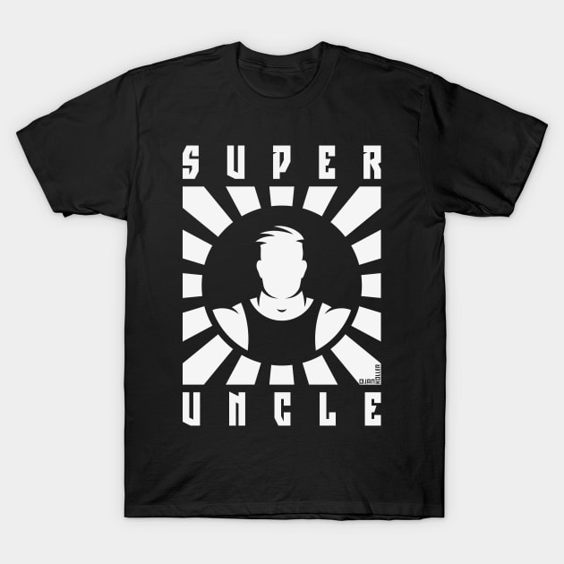 Super Uncle (Rays / White) T-Shirt by MrFaulbaum